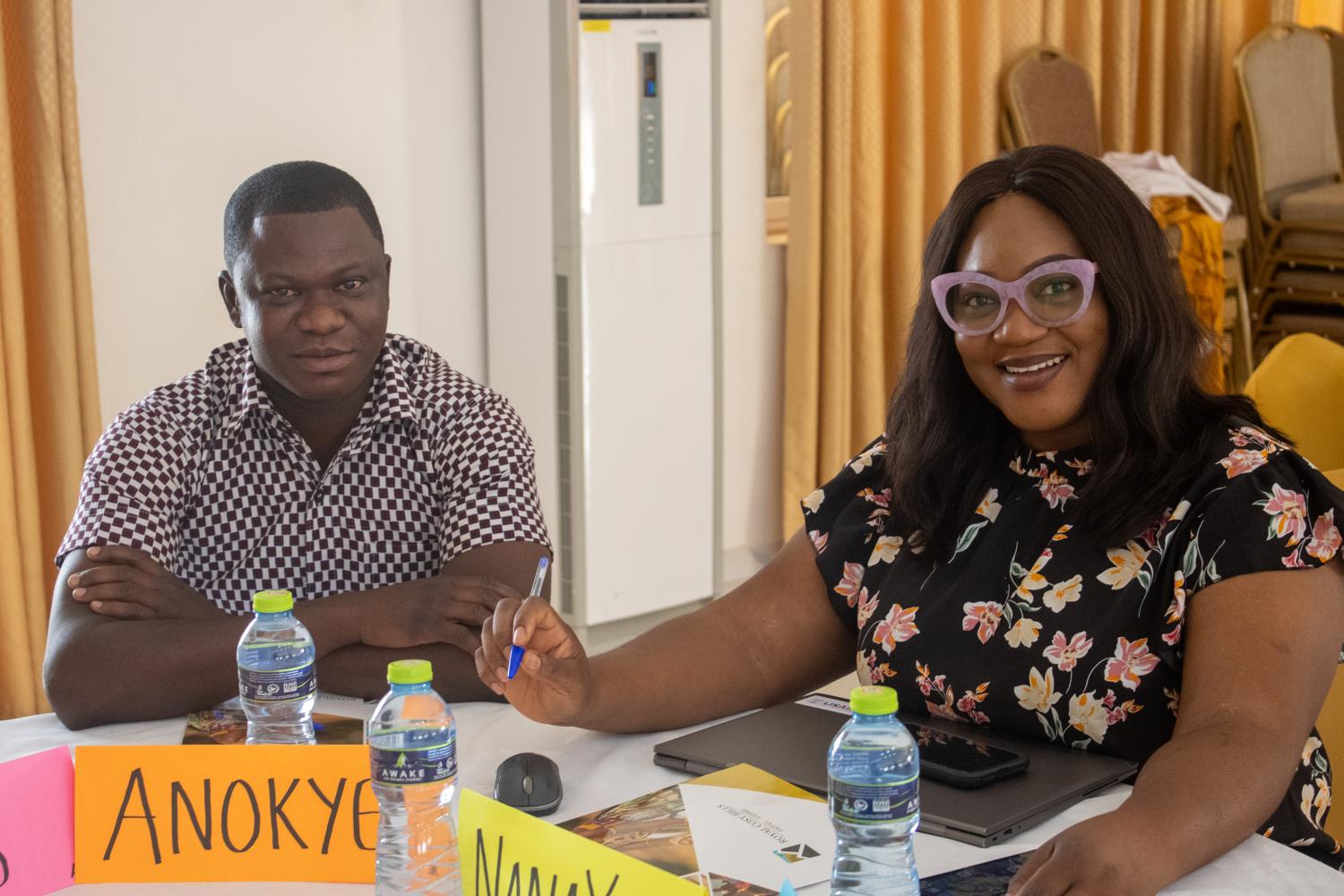 A teambuilding workshop among staff of the Feed the Future Ghana Market Systems and Resilience Activity