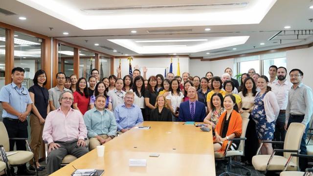 group shot of USAID Vietnam staff